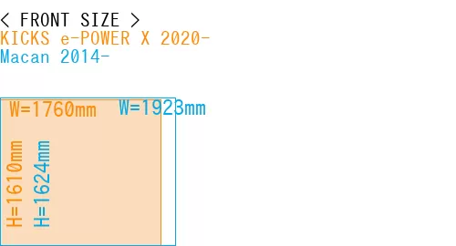 #KICKS e-POWER X 2020- + Macan 2014-